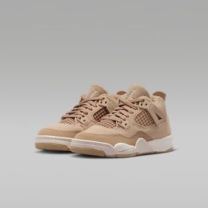 New authentic November thanksgiving retro air Jordan 4 preschool shoes size 13c